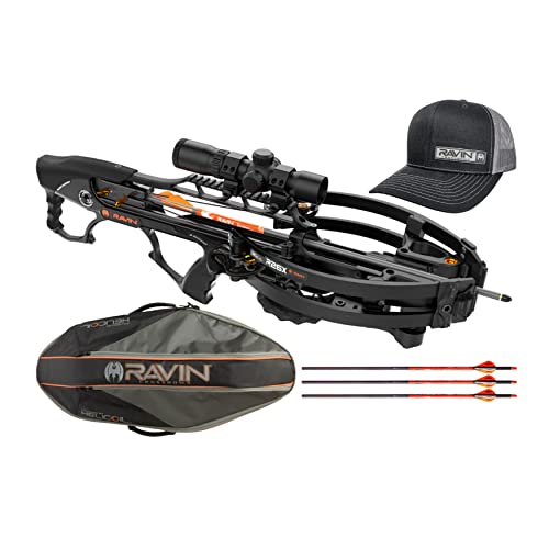 RAVIN Crossbows R26X Bundle with Soft Case and Snapback Hat Black