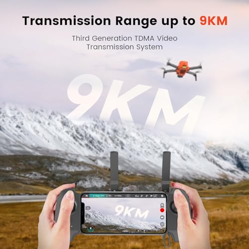 FIMI X8 MINI V2 4K Drone 3-Axis Gimbal Under 249g Orange