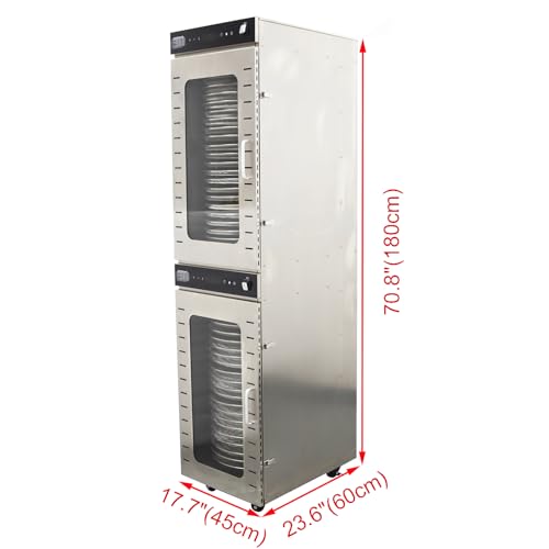 INTSUPERMAI 40 Layer Commercial Stainless Steel Food Dehydrator Machine 220V