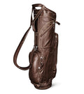 Sun Mountain 2020 Golf Leather Cart Bag Brown-Khaki