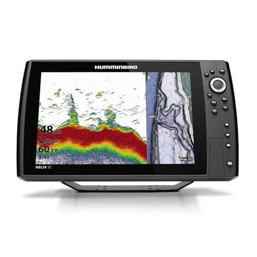 Humminbird Helix 12 Chirp GPS G4N Fish Finder Black