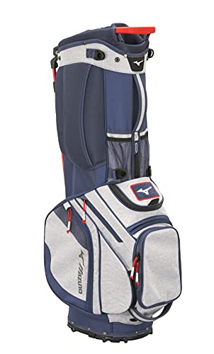 Mizuno BR-DX 14-Way Hybrid Stand Bag Heathered Grey-Navy
