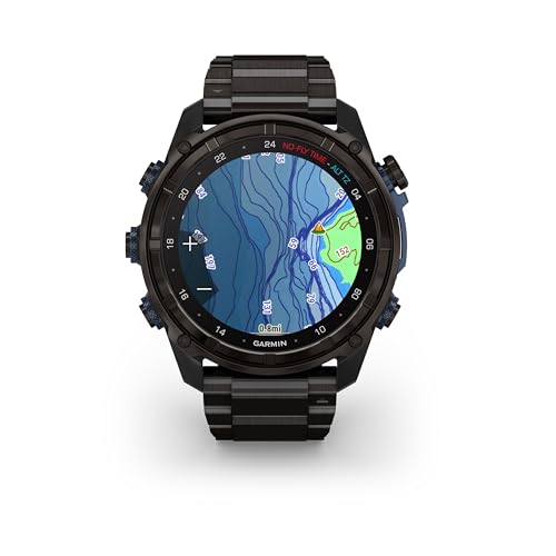 Wearable4U Garmin Descent Mk3i Titanium Dive Computer with Extra-Long Strap & Gift Bundle Mk3i Titanium w/ Titanium Band