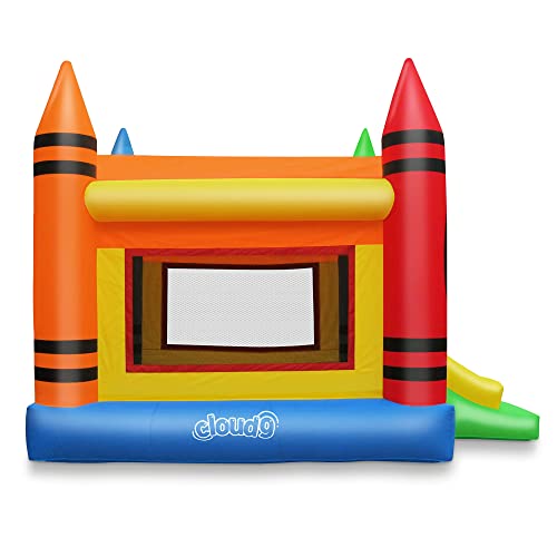 Cloud 9 Crayon Bounce House with Blower Multicolor