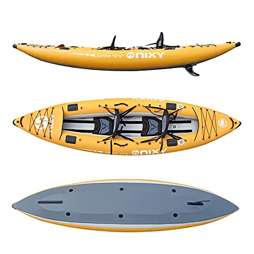 NIXY Tahoe Inflatable Kayak Yellow