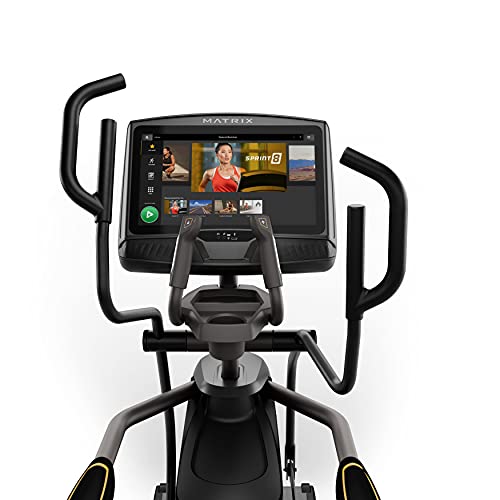 Matrix Fitness E50 Elliptical Trainer with XUR Console Black/Yellow