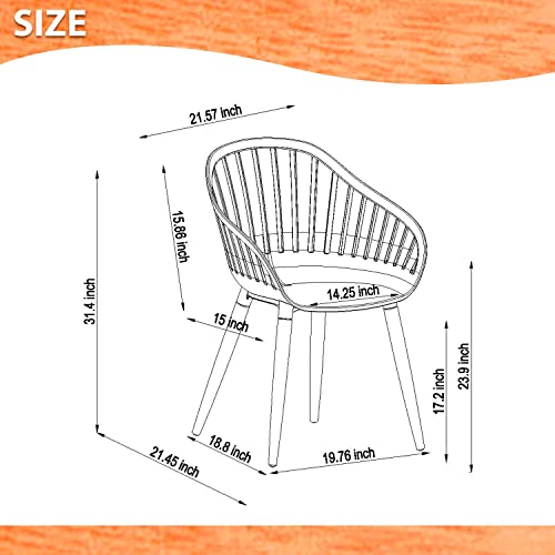 International Home Miami Amazonia 11-Piece Rectangular Patio Dining Set with Grey Aluminium Chairs