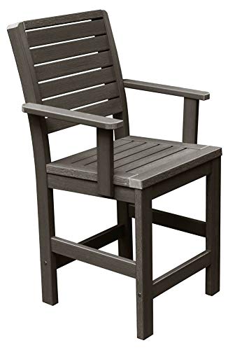 Highwood 7pc Rectangular Counter Height Dining Set 84" x 42" Weathered Acorn