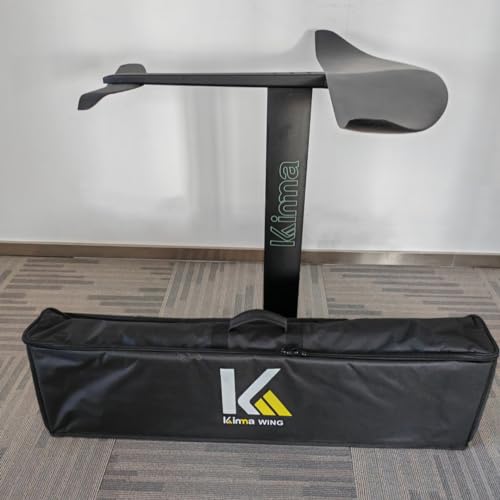 Rayleap Hydrofoil Surfing Portable Aluminum Carbon Hydrofoil Black