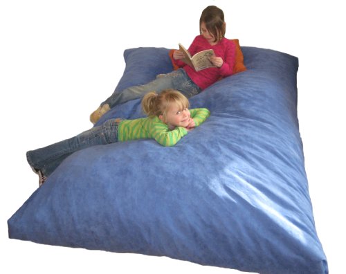 Robb's Pillow Furniture Full Hug Bed & Lounger 54"x75" Chocolate Microfiber