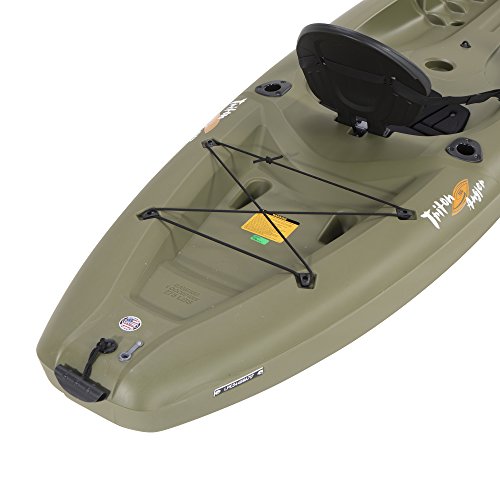 Lifetime Triton Angler 100 Fishing Kayak Olive Green