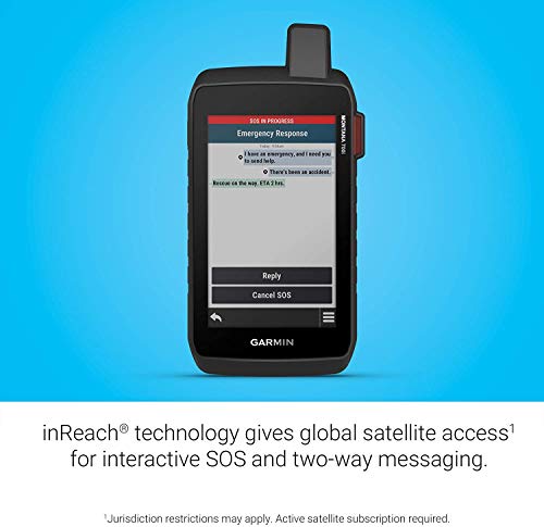Garmin Montana 700i Rugged GPS Navigator with inReach Technology and Mount Kit