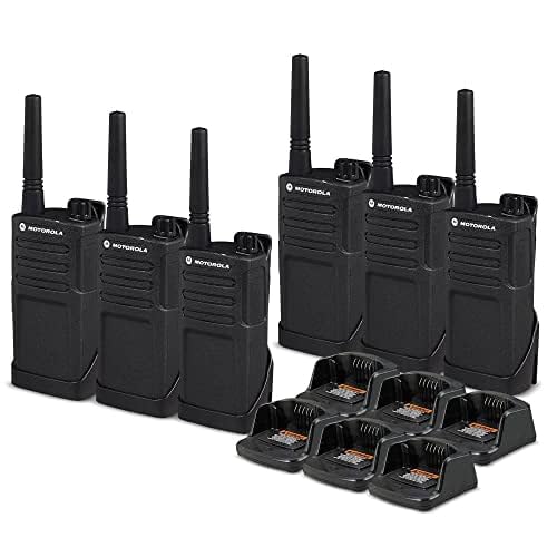 Motorola Solutions RMM2050 2-Way Radio 6 Pack Bundle