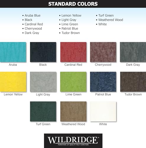 Wildridge Heritage Double Glider Outdoor Furniture Tudor Brown/Black