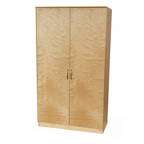 Wood Designs Teacher's Lock-It-Up Cabinet Natural Wood