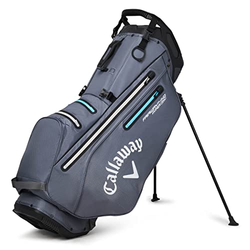 Callaway Golf Fairway 14 HD Waterproof Stand Bag (2023 Version) Graphite/Electric Blue