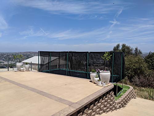 Best Trampoline USA Galactic Xtreme Rectangle Trampoline 10x17 with Net Enclosure