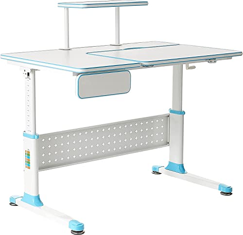 ApexDesk DX Kids Desk and Chair Set Blue