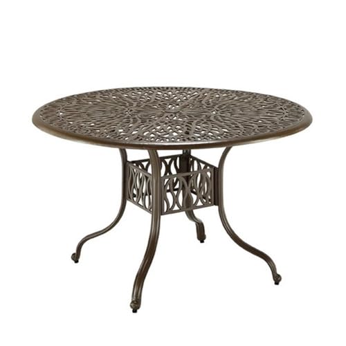 Homestyles 5 Piece Outdoor Dining Set 48" Table Taupe