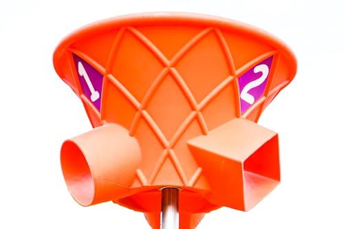 Discount Playground Supply 7 Foot Triple Shoot Children's Basketball Game Inground Mount Outdoor Hoop Orange