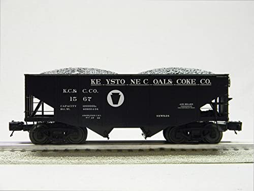 Generic MTH Premier Keystone Fish Belly Hopper 6 Pack O Gauge Natural Color
