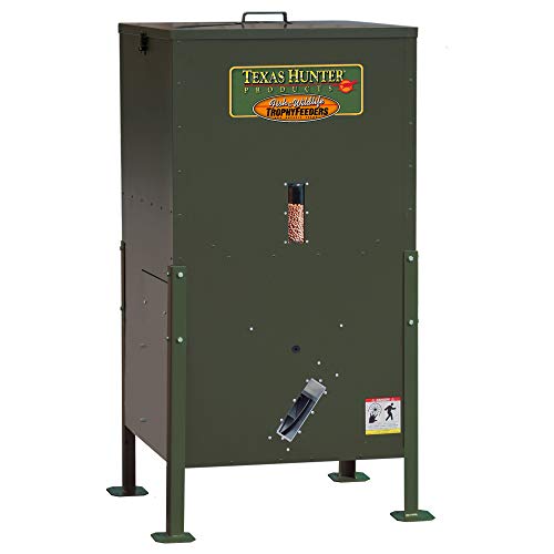 Texas Hunter Products Directional Fish Feeder 175 lb Capacity Hunter Green