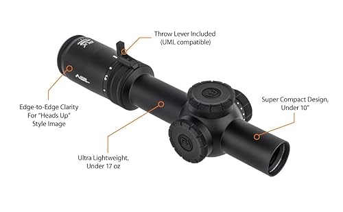 Primary Arms Compact PLx-1-8X24mm SFP Rifle Scope Black