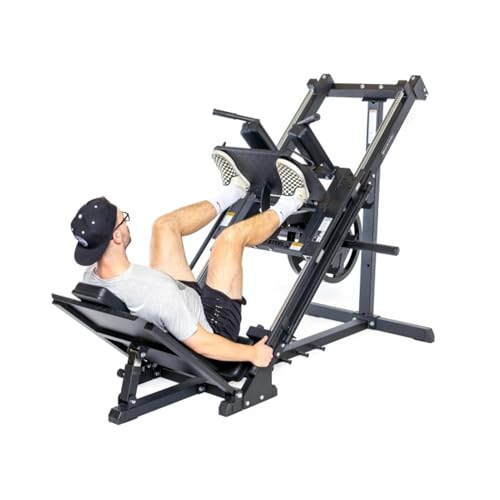 Bells of Steel Leg Press Hack Squat Machine Black