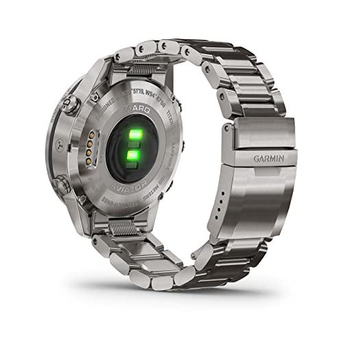 Garmin MARQ Aviator Men's Luxury Tool Watch Silver