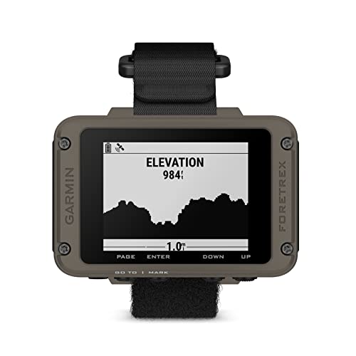 Wearable4U Garmin Foretrex 901 Wrist-Mounted GPS Navigator Bundle with Strap, Ballistic Edition