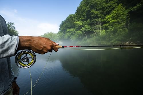 Greys Wing Travel Fly Fishing Rod Red/Grey