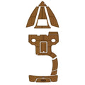 Algasan EVA Faux Teak Decking Floor Mat for 2012 Cobalt 243 - Various Color Options