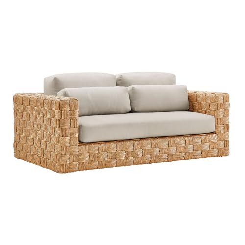 Modway Thames Sofa Natural Light Gray
