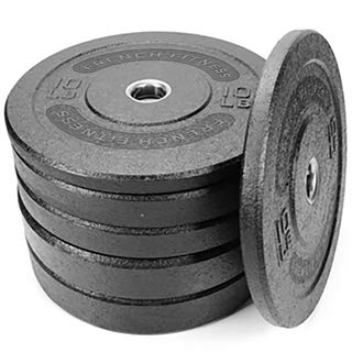 French Fitness Olympic Bumper Plate Set 380 lbs New
