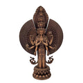 FENGSHUI-CAISHEN Pure Copper Thousand Hand Guan Yin Statue Brass