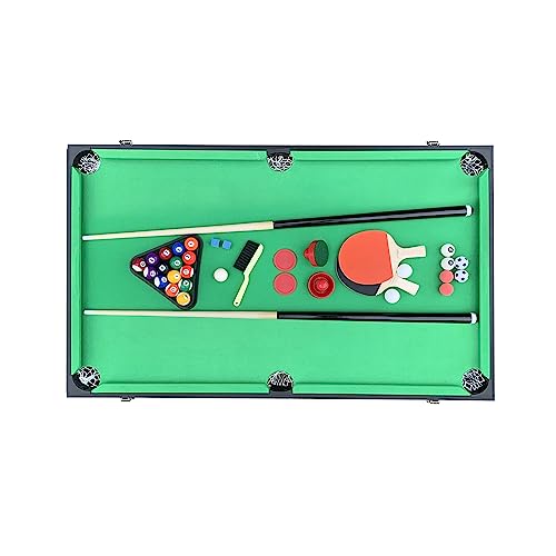 KICK Trilogy 55" 3-in-1 Multi Game Table Black