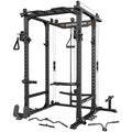 Sportsroyals Power Cage 1600lbs Multi-Function Rack Black