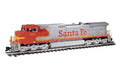Bachmann GE Dash 9 Diesel Locomotive Santa FE #625 Large G Scale Prototypical Colors
