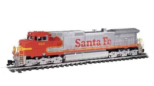 Bachmann GE Dash 9 Diesel Locomotive Santa FE #625 Large G Scale Prototypical Colors