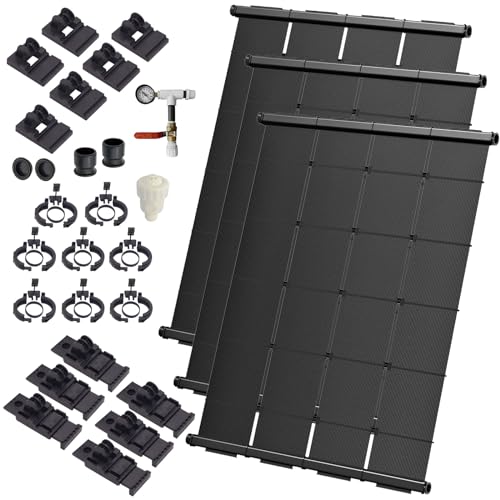 SolarPoolSupply Industrial Grade Solar Pool Heater DIY Kit - High-Wind Mounting System & Freeze Resistance