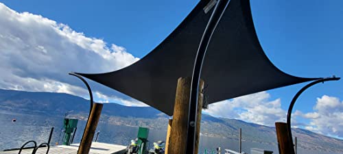 Sentinel Shade Systems Aurora FR Series Shade Sail Right Angle Triangle 20 Purple