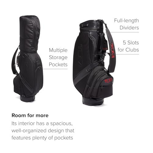 TUMI Mens Alpha Golf Bag Black