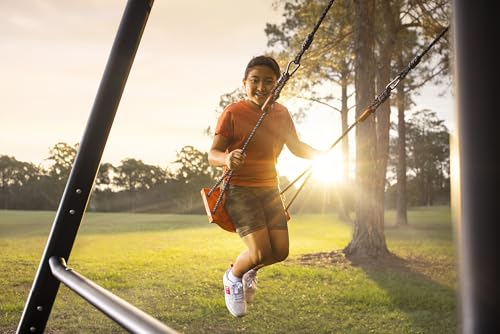 Vuly 360 Pro Max Large 3 Bay Swing Set Black