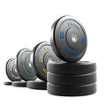 XMark Hi-Impact Bumper Plate Weight Plate for Olympic Barbell 320 lb Set