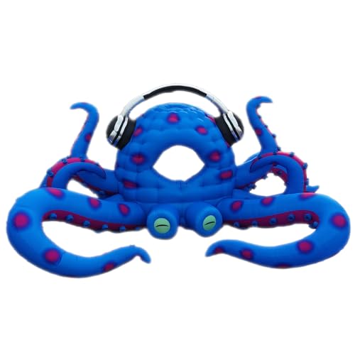 YBZCHLM Inflatable Octopus DJ Stage Booth Blue 26Ft