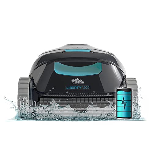 Dolphin Liberty 200 Cordless Robotic Pool Vacuum Cleaner Blue