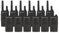 Motorola 12 Pack RMM2050 Two Way Radio Walkie Talkies Renewed Black