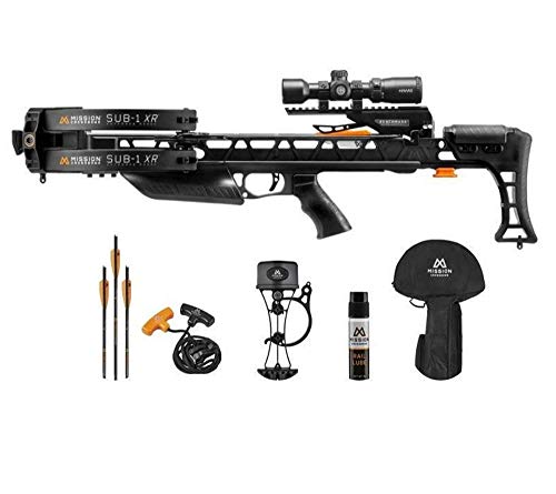 Mission Archery Sub-1 XR 410FPS Crossbow Pro Package Black