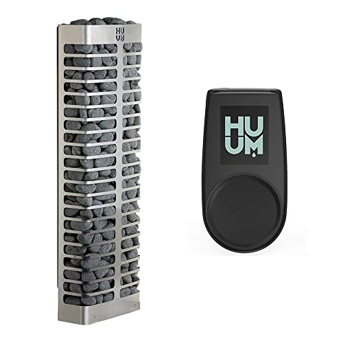 HUUM Steel Mini 3.5 kW Sauna Heater with UKU Control Black