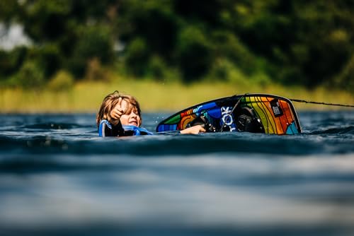 Liquid Force 2024 Fury 125cm Wakeboard with Rant Wakeboard Bindings Package Multi